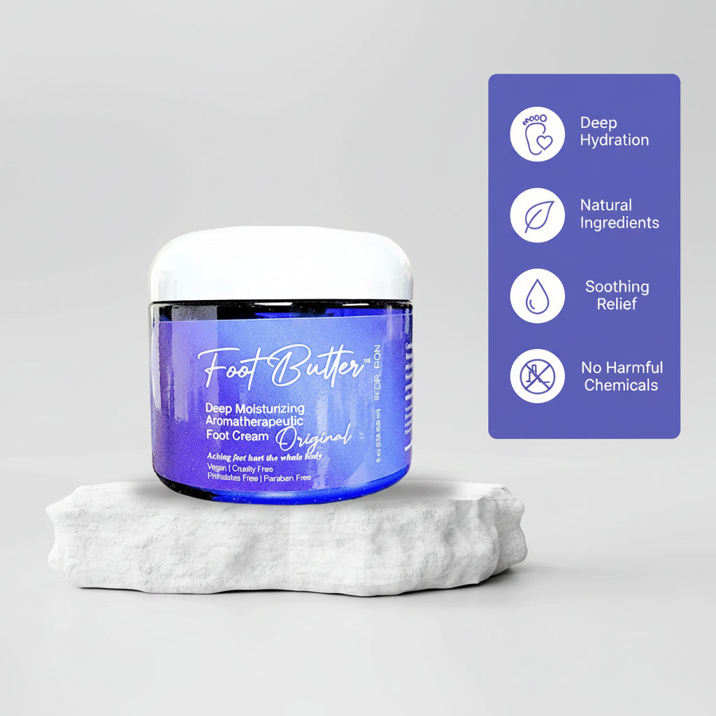 Foot Butter Travel Set – Mini Moisturizers & Pumice Scrub