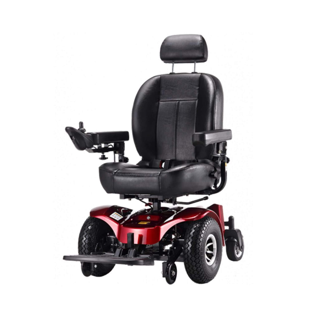 Freerider USA Apollo II 33/50AH Heavy Duty 2WD All Terrain Electric Powered Wheelchair, 470LBS (SAK95861)