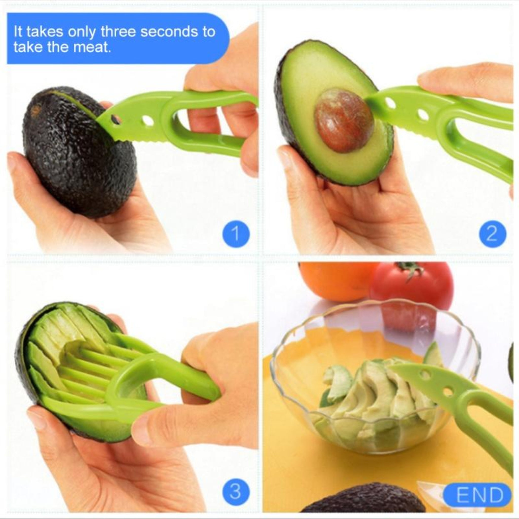 3-in-1 Avocado Slicer