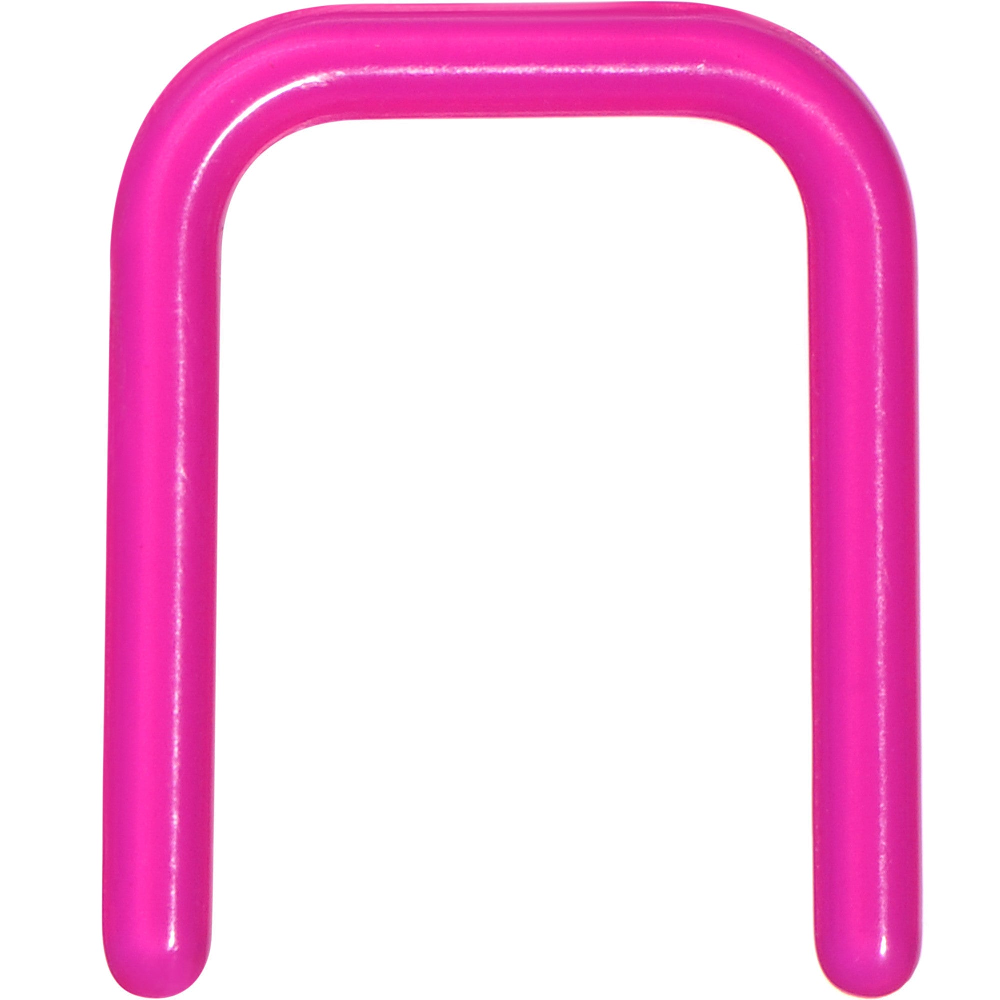 16G 7/16 Pink Flexible Bioplast Square Septum Retainer