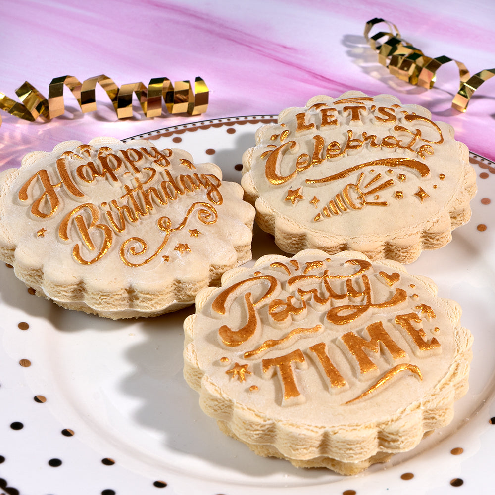 Embossed Birthday Cookie Stamp - Make a Wish