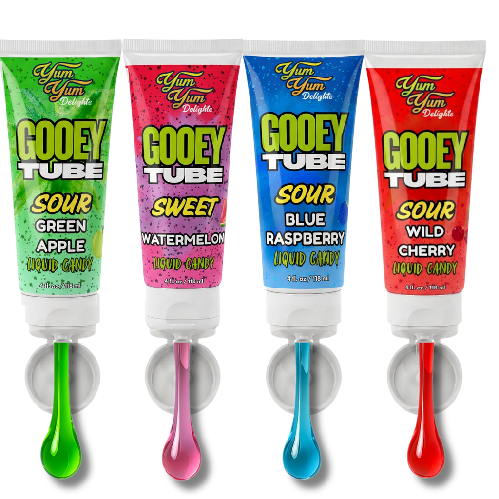 Ooey Gooey Tubes – Sweet & Sour Liquid Candy Ooze | Yum Yum Candy Shop