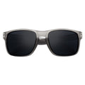 HALLBROOK - Polarized Modern Sports Horn Sunglasses Frost Gray Smoke Tint
