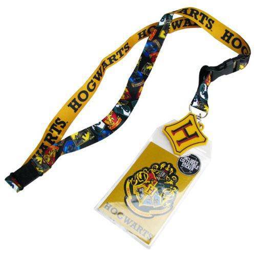 Harry Potter Hogwarts House Crests Lanyard