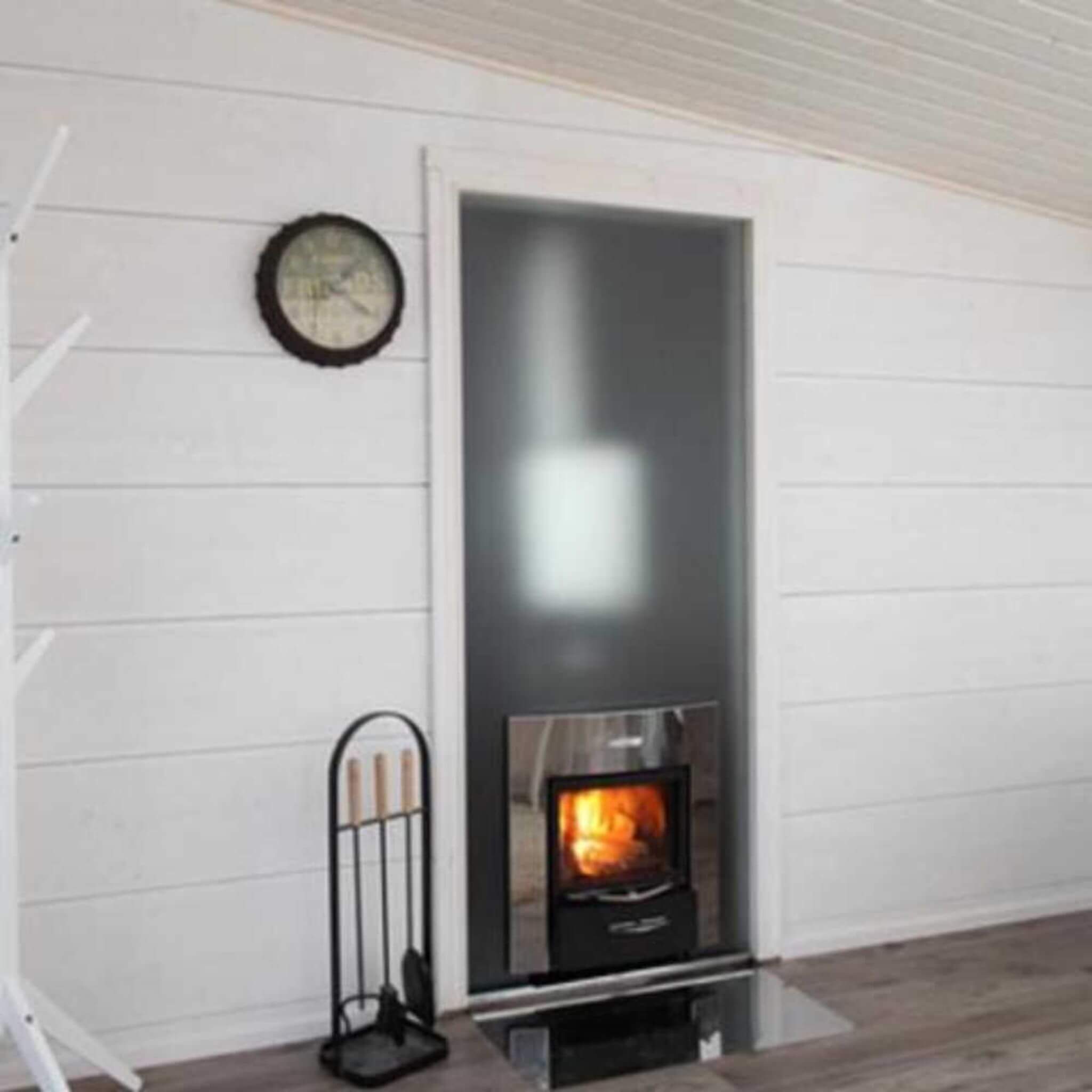 Harvia Duo Series Stainless Steel Wood Sauna Stove With Sauna Stones [WK200SLUX/WK360SLUX] (SAK68420)