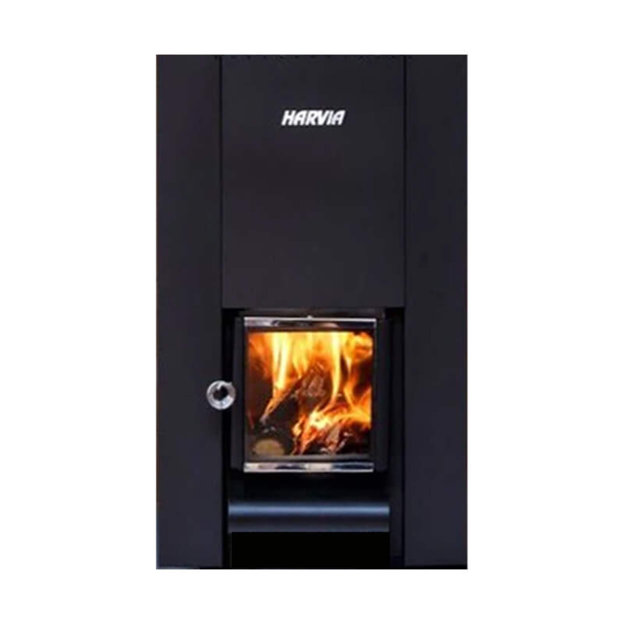 Harvia Linear Black Wood Sauna Stove With Sauna Stones [WK16/20/28OC] (SAK15368)