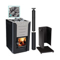 Harvia Pro 20 Premium Wood-Burning Sauna Heater Stove Package [PRO20-PKG] (SAK15748)