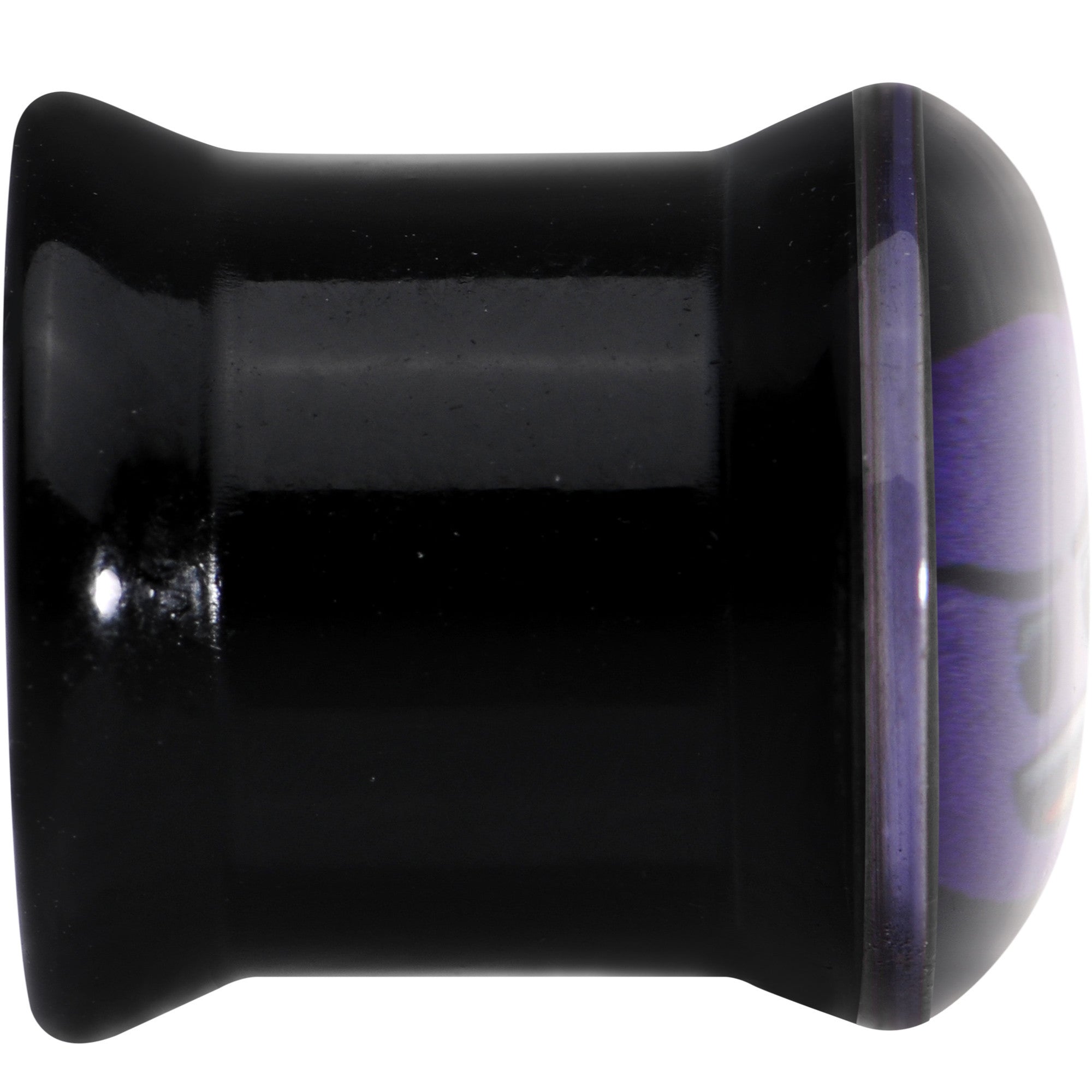 00G Licensed Purple Devil emoji Acrylic Double Flare Plug Set