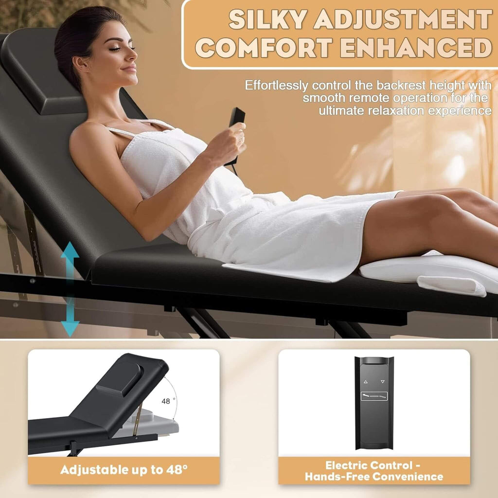 Heavy-Duty 1500 LBS Adjustable Electric Massage Table With Lift (SAK74105)