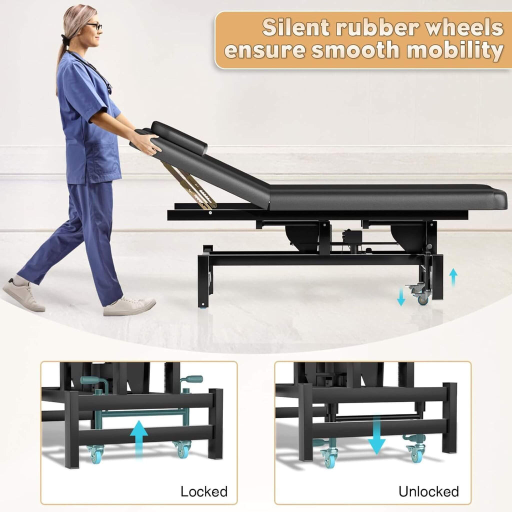 Heavy-Duty 1500 LBS Adjustable Electric Massage Table With Lift (SAK74105)