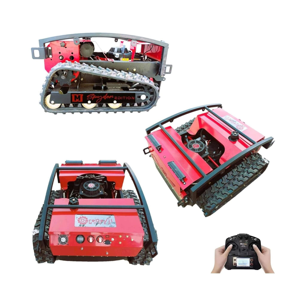 Heavy-Duty 24-Inch 9HP Commercial Remote-Controlled Lawn Mower With Snow Plow (SAK31078)