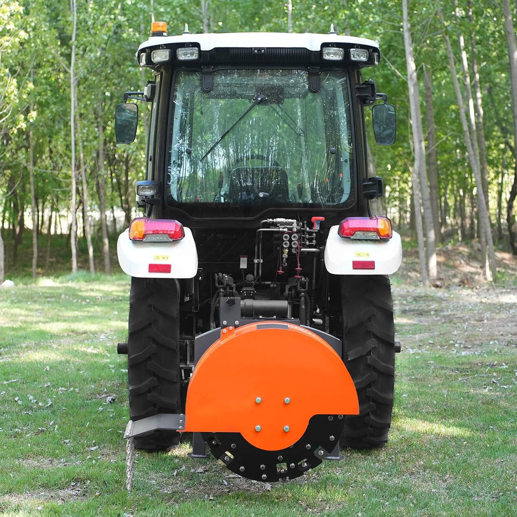 Heavy-Duty 30-Inch 3-Point PTO Stump Grinder For 40-100HP Tractors [PTO Shaft Included] (SAK47092)
