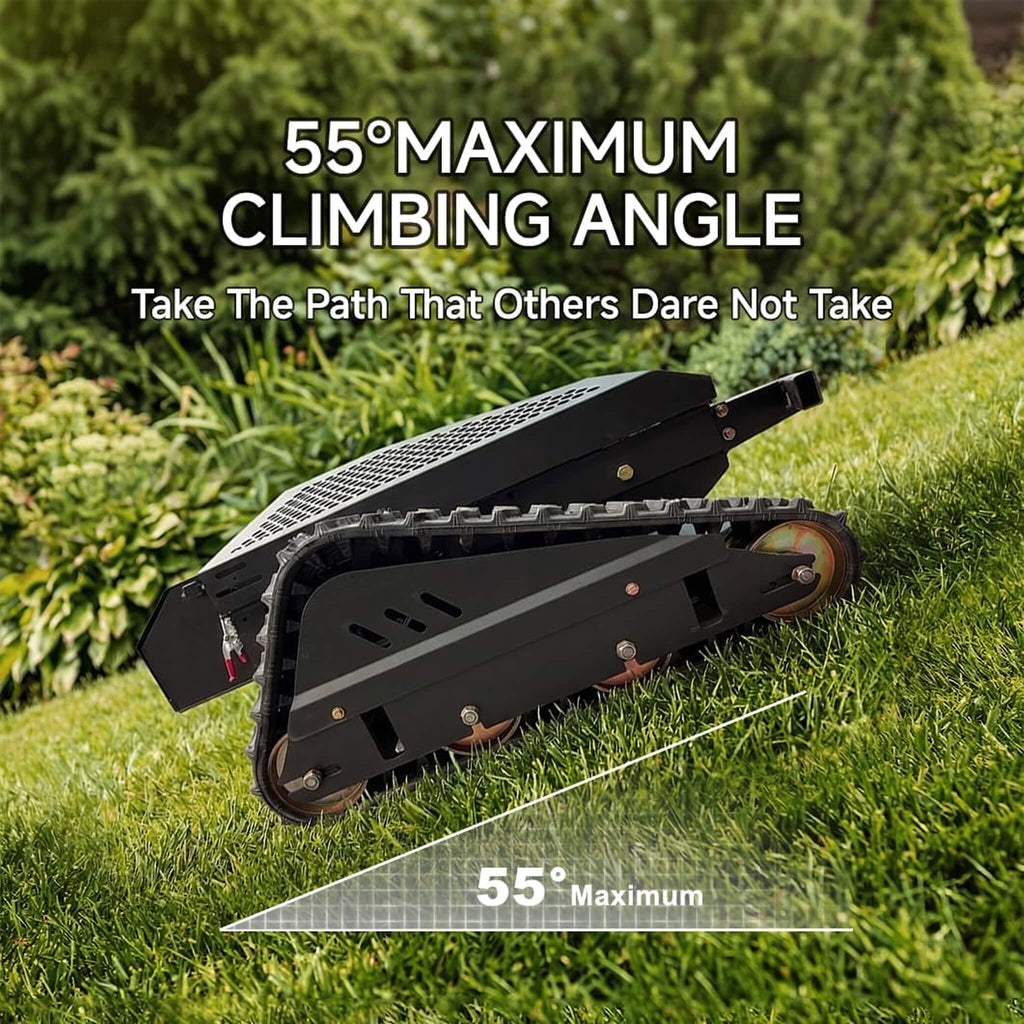 Heavy-Duty 452CC 31-Inch Remote-Controlled Tracked Lawn Mower (SAK38617)