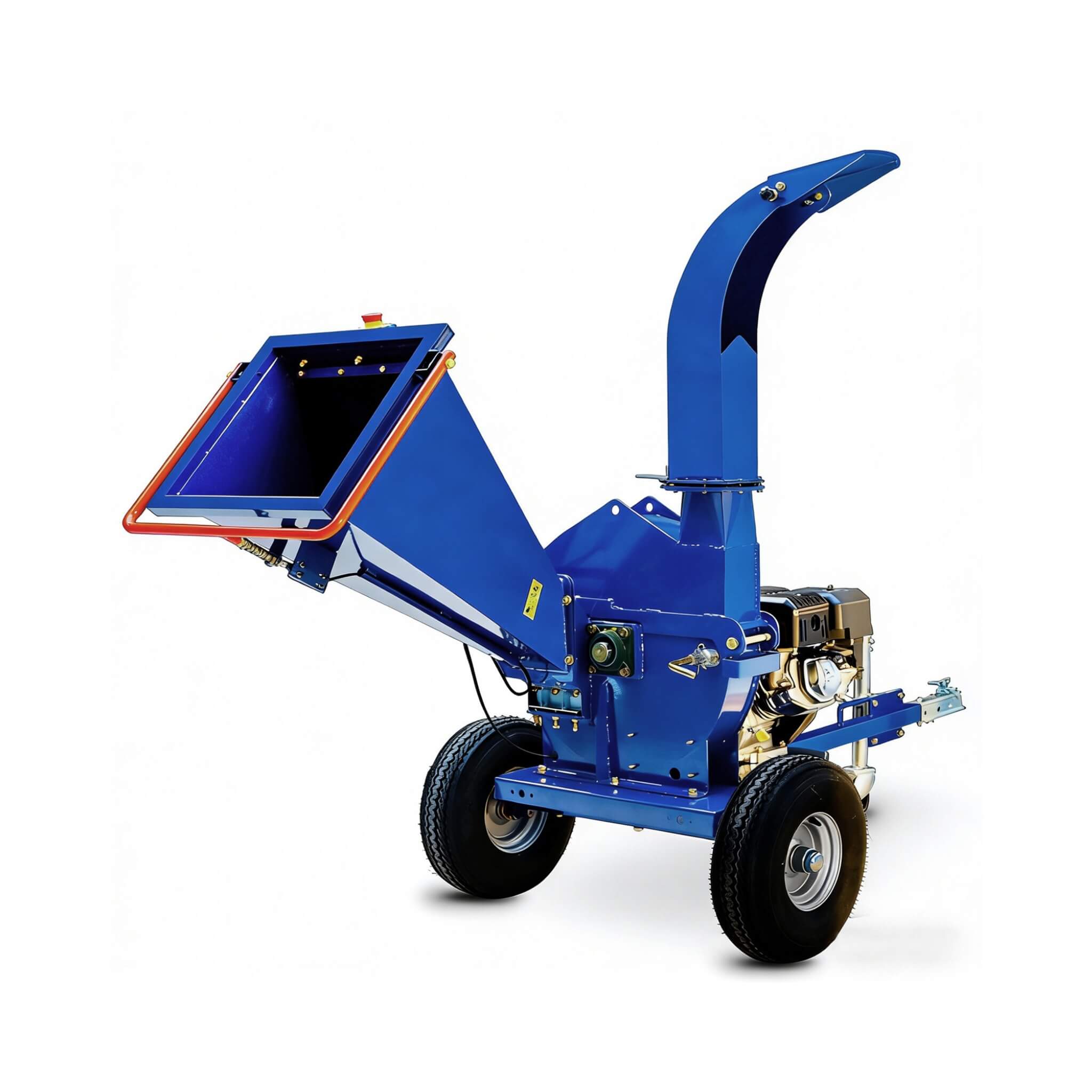Heavy-Duty 5-Inch 15HP 420CC Gas Towable Disc Wood Chipper Shredder With Recoil Start (SAK51947)