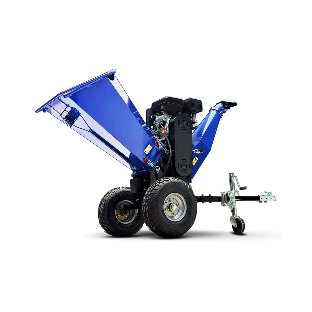 Heavy-Duty 6-Inch 15HP 420CC Towable Gas Drum Wood Chipper Shredder With Electric Start (SAK50896)