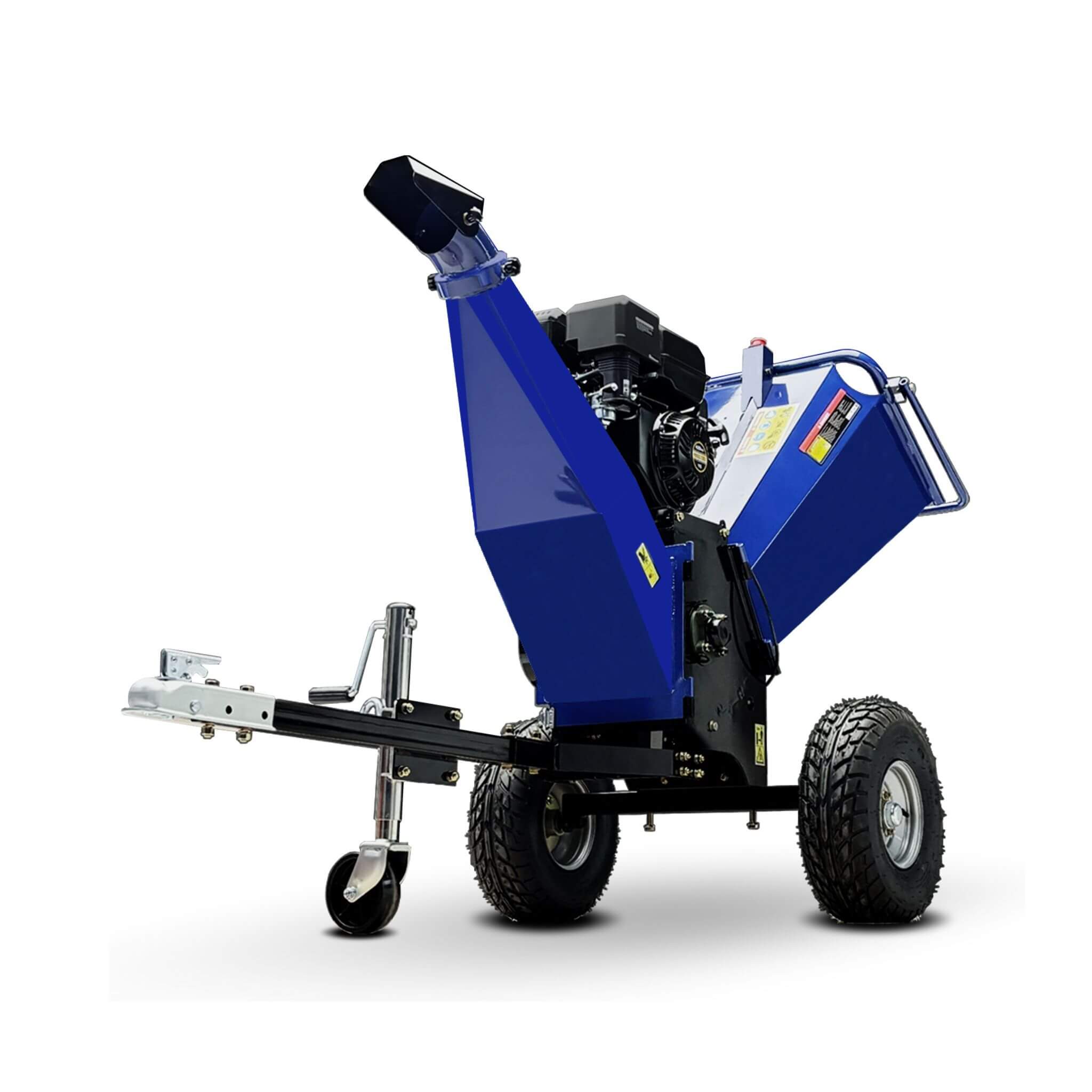 Heavy-Duty 6-Inch 15HP 420CC Towable Gas Drum Wood Chipper Shredder With Electric Start (SAK50896)