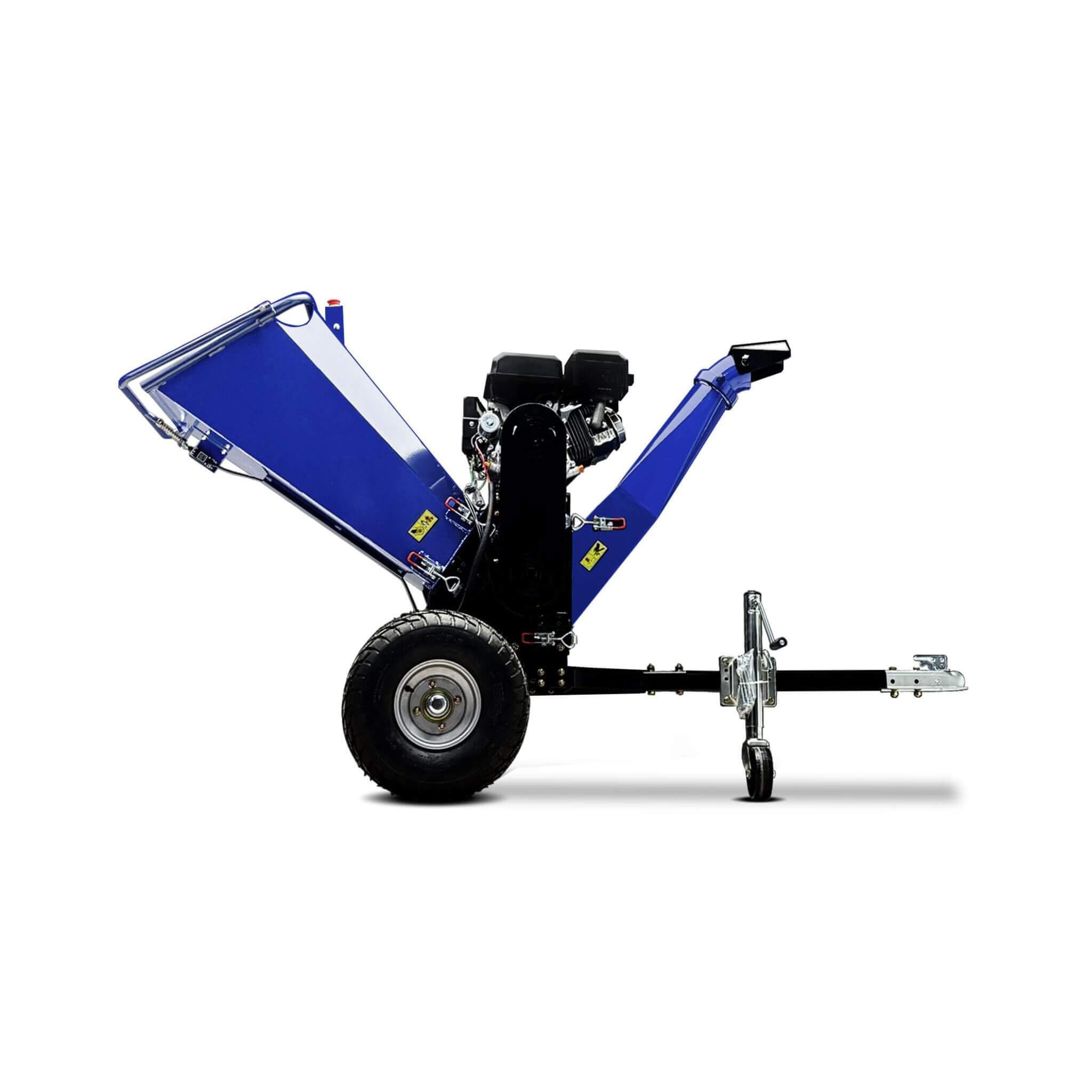 Heavy-Duty 6-Inch 15HP 420CC Towable Gas Drum Wood Chipper Shredder With Electric Start (SAK50896)