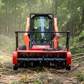 Heavy-Duty 60-Inch Hydraulic Forestry Mulcher Skid Steer Loader Attachment (SAK50792)