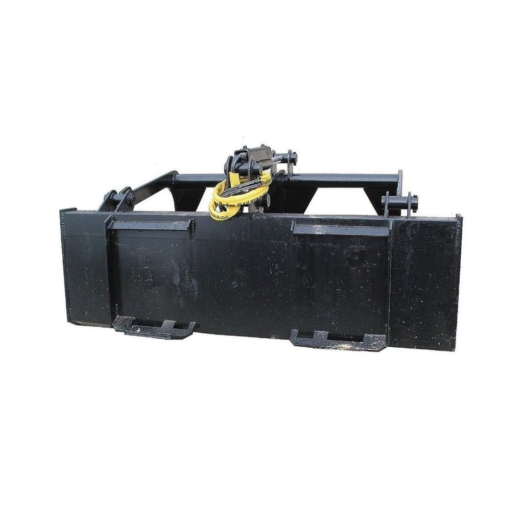 Heavy-Duty 66-Inch Rock Grapple Bucket Tractor Attachment With Tongs (SAK41697)