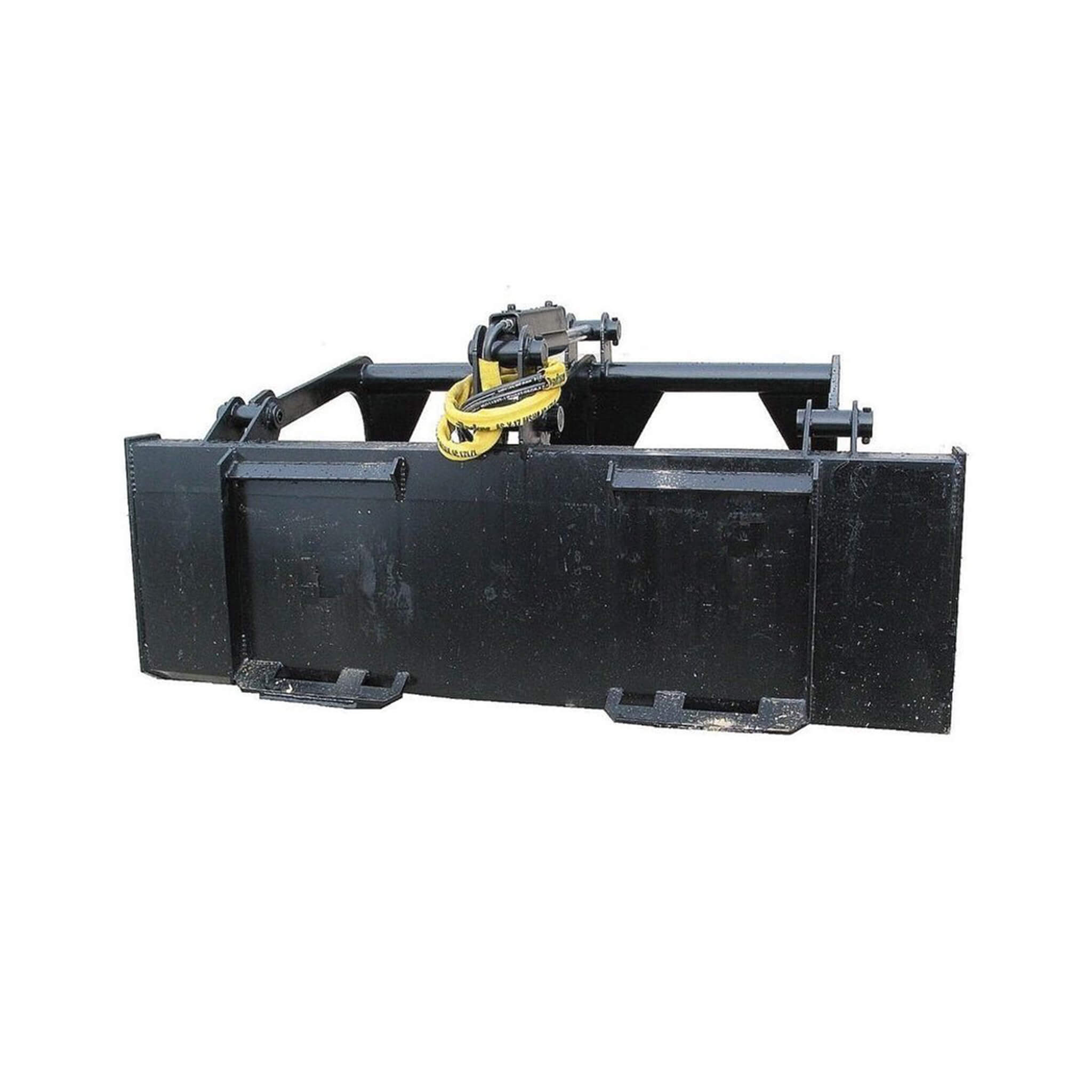 Heavy-Duty 66-Inch Rock Grapple Bucket Tractor Attachment With Tongs (SAK41697)