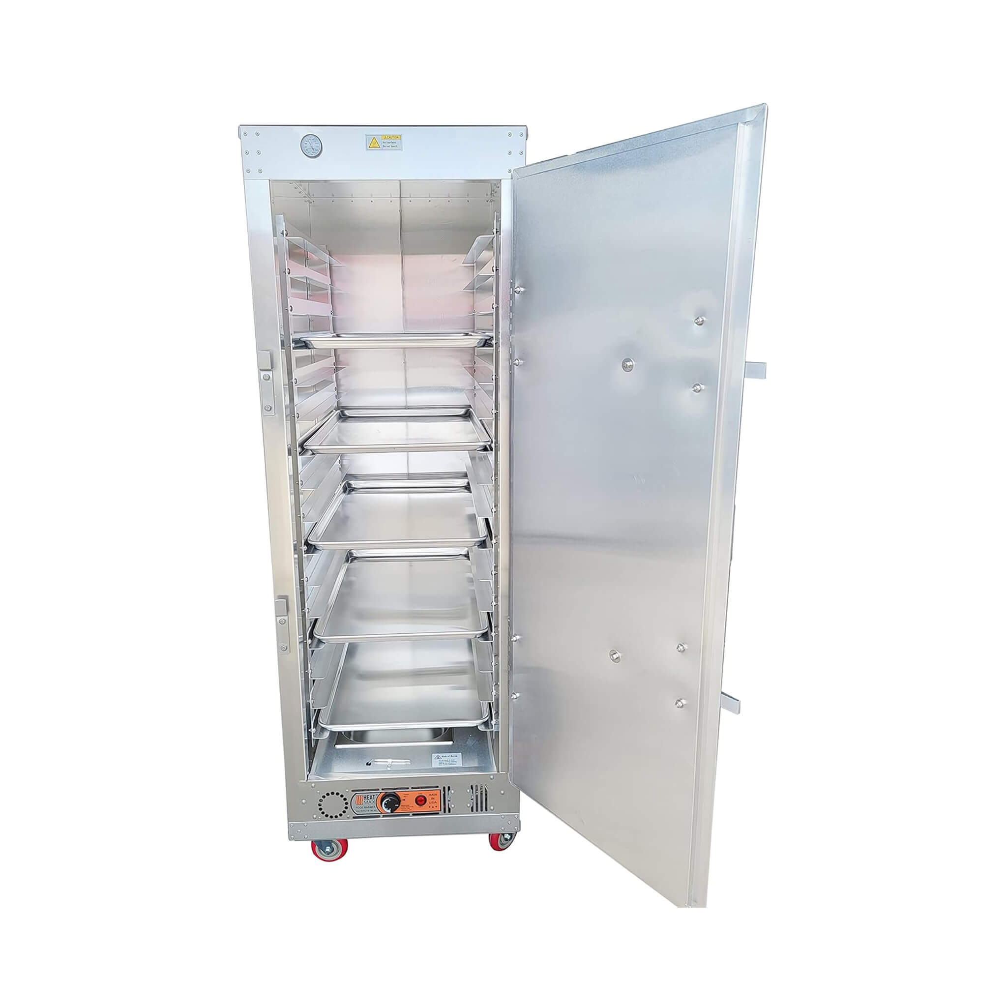 Heavy-Duty 6FT Fully-Insulated Commercial Food Warmer Holding Cabinet For Full Size Sheet Pans [Trays Not Included] (SAK75190)