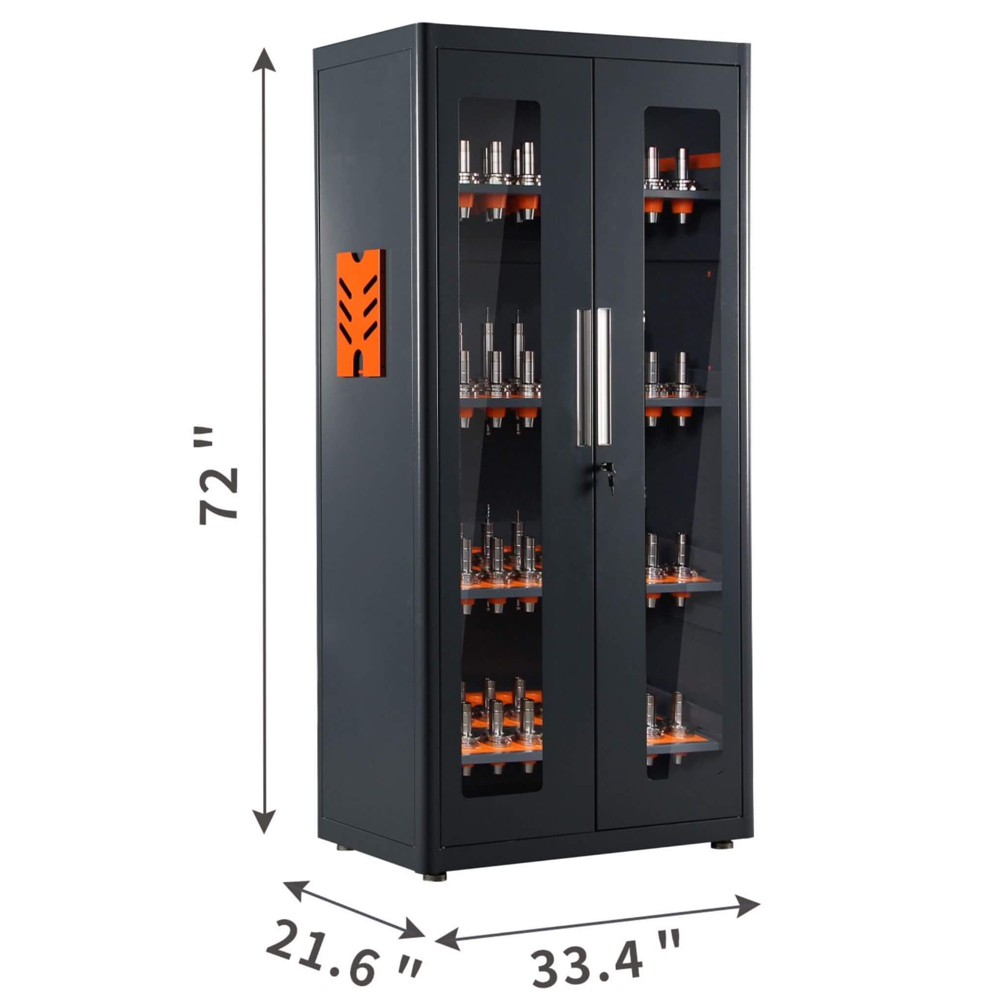 Heavy-Duty 72-Inch CNC Tool Cabinet For Garages, Workshops, And Repair Shops (SAK38240)