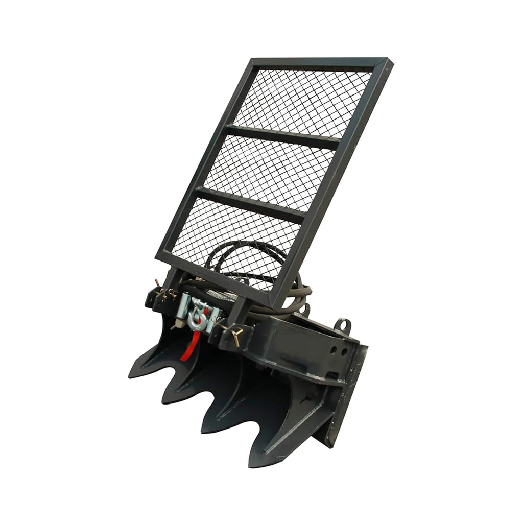 Heavy-Duty 7.5T Forestry Logging Winch Skid Steer Attachment With 100FT Steel Cable (SAK63902)