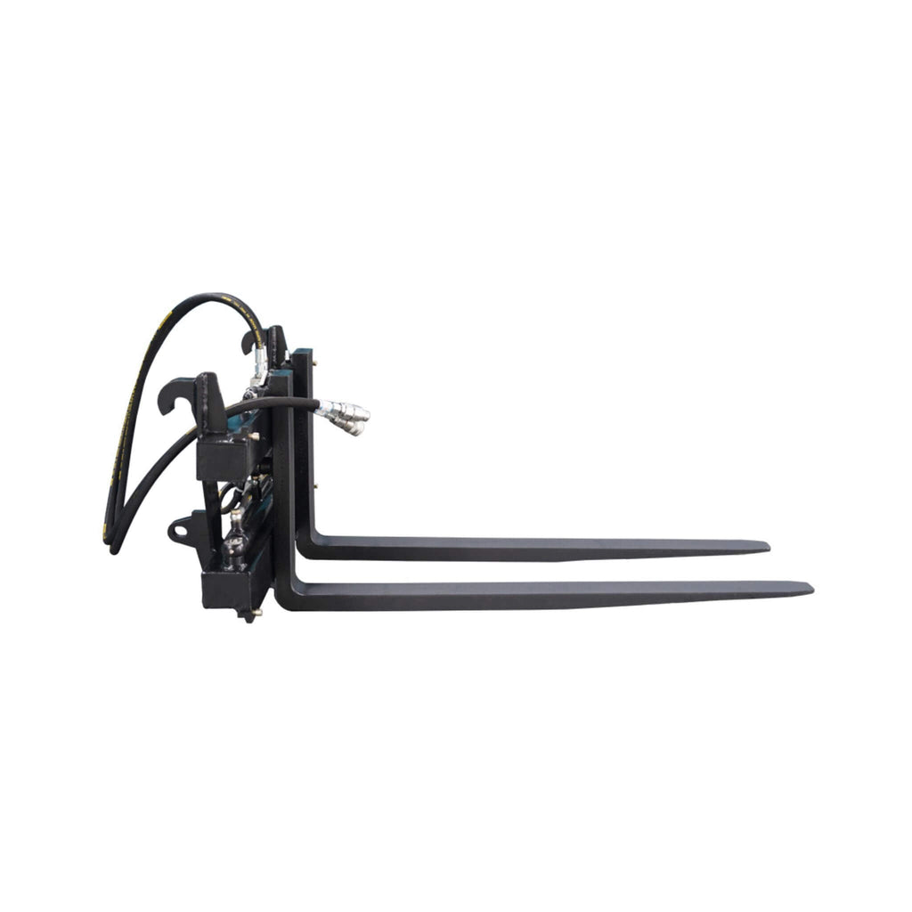 Heavy-Duty Adjustable Hydraulic Pallet Forks Skid Steer Attachment (SAK27439)