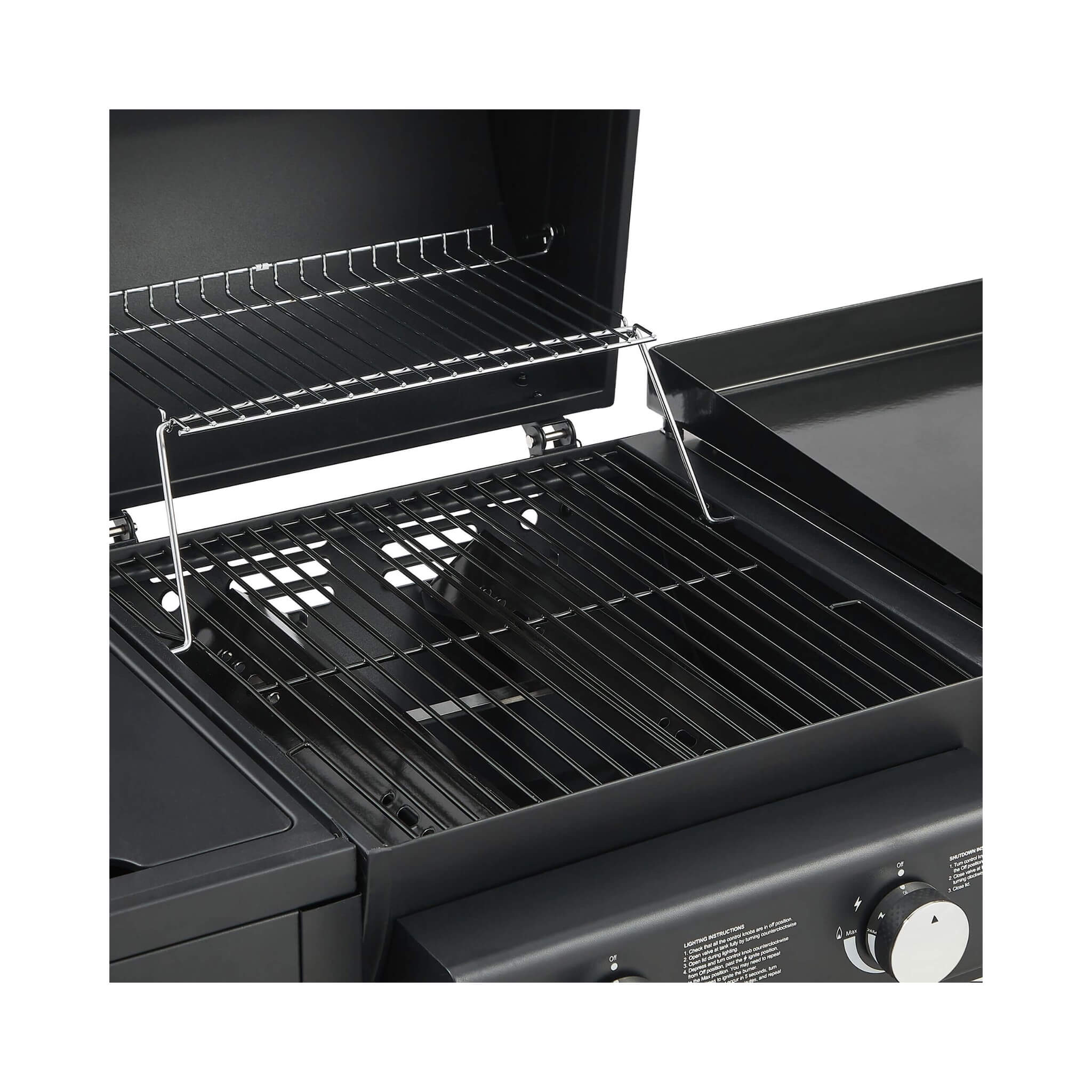 Castelle Flame Heavy-Duty All-In-One Outdoor 5-Burner 56K BTU Liquid Propane Grill (SAK57124)