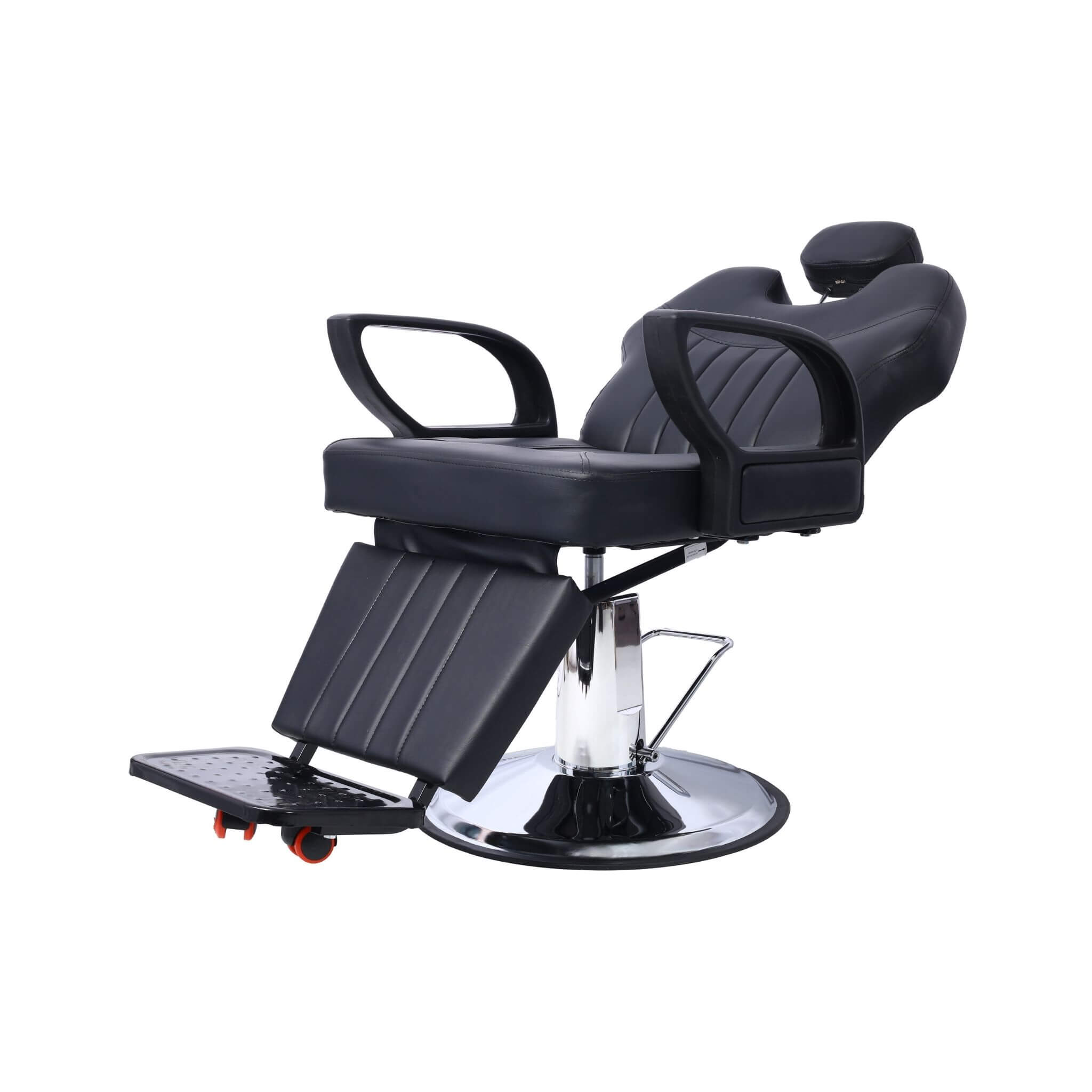 Heavy-Duty Extra-Wide PU Leather Hydraulic Reclining Barber Chair (SAK74613)
