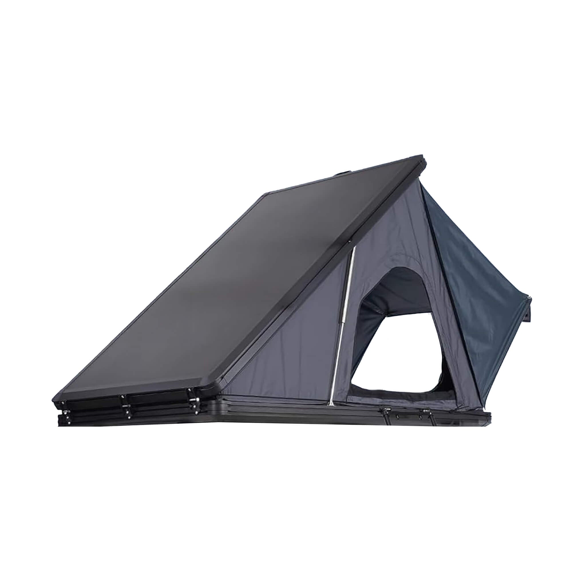 Trailora Ridge Heavy-Duty Aluminum Hard-Shell Rooftop Tent With Ladder, LED Lighting, And Memory Foam Mattress (SAK82931)
