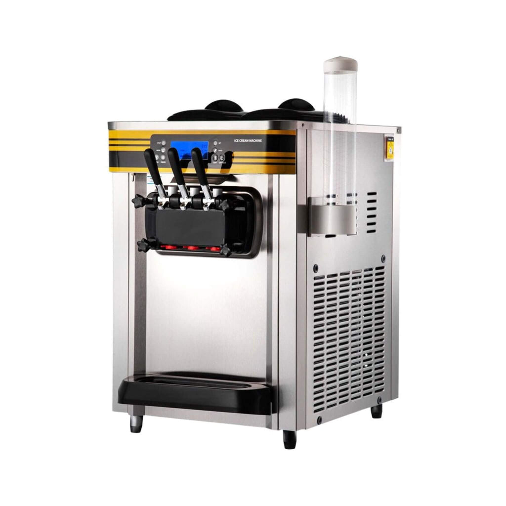 Heavy-Duty Commercial 3-Flavor Countertop Soft Serve Ice Cream Maker Machine, 2350W (SAK63972)