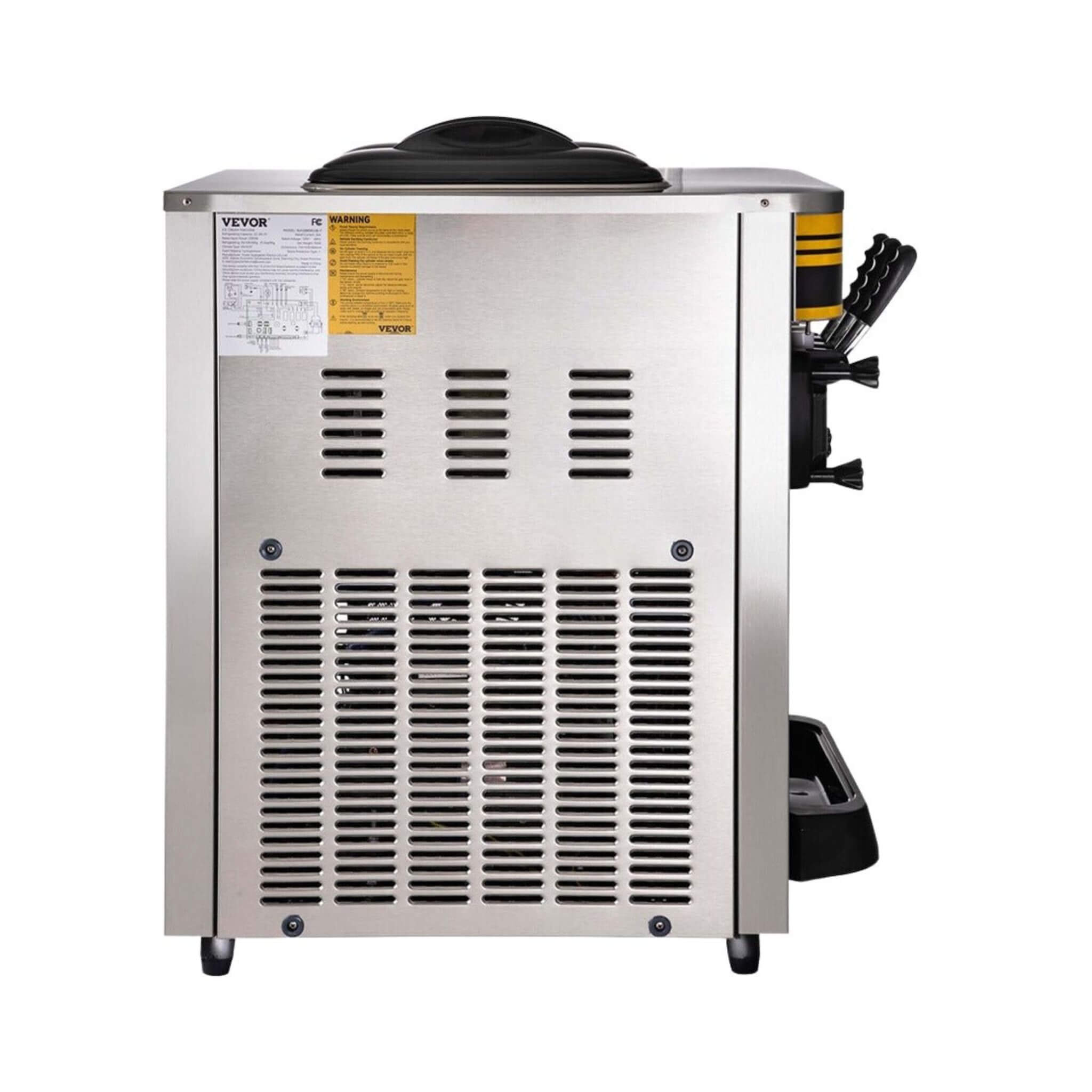 Heavy-Duty Commercial 3-Flavor Countertop Soft Serve Ice Cream Maker Machine, 2350W (SAK63972)