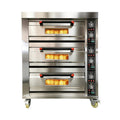 Heavy-Duty Commercial Triple Deck 220V 19.8KW Electric Pizza Oven (SAK56751)