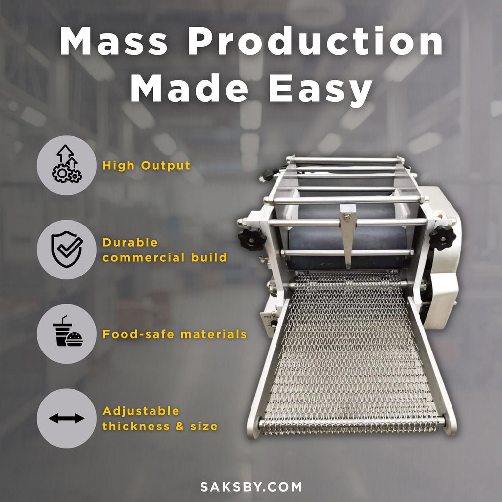 Heavy-Duty Commercial Automatic Corn Tortilla Making Machine (SAK60513)