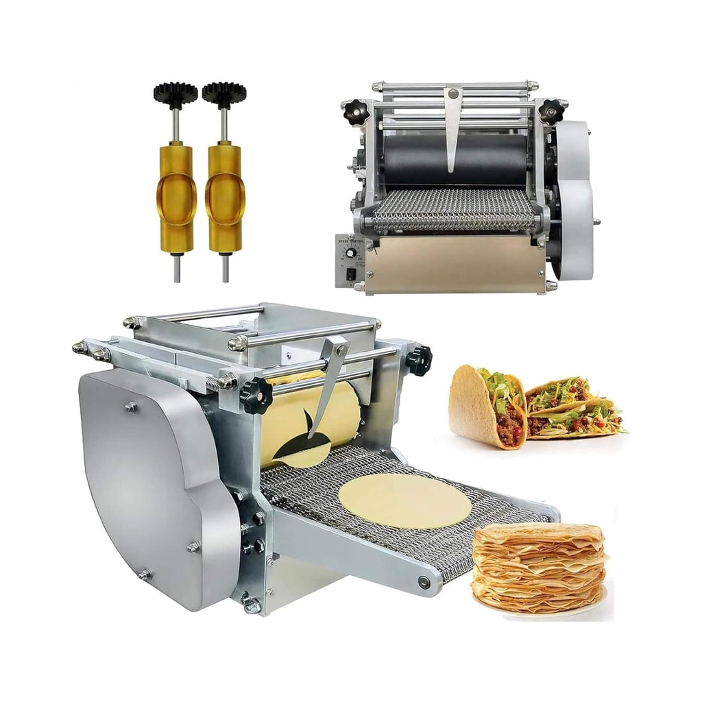 Heavy-Duty Electric Tortilla Maker With Two Molds And Adjustable Thickness (SAK80736)