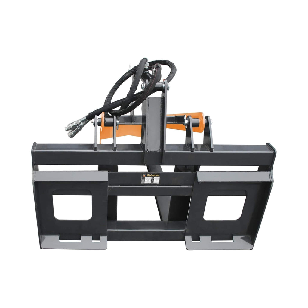 Heavy-Duty Fork Grapple Skid Steer Attachment With Universal Quick Attach (SAK10478)