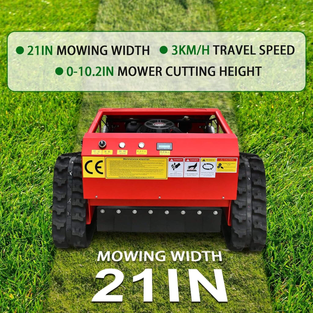 Heavy-Duty Industrial Remote-Controlled Lawn Mower With Adjustable Cutting Height (SAK71239)