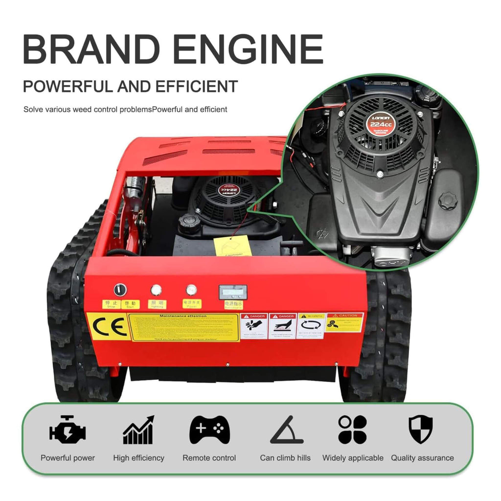 Heavy-Duty Industrial Remote-Controlled Lawn Mower With Adjustable Cutting Height (SAK71239)