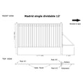 [12-30FT] Heavy-Duty Madrid-Style Premium Steel Sliding Driveway Gate (SAK23857)