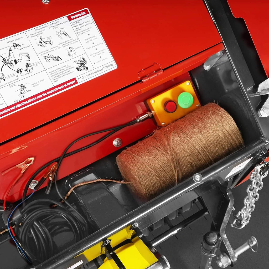 Heavy-Duty Mini Round Hay Tractor Baler With Twine Wrap (SAK36194)