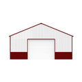 [31X51FT] Alora Heavy-Duty Outdoor Steel Garage Barn Storage Shed (SAK83146)