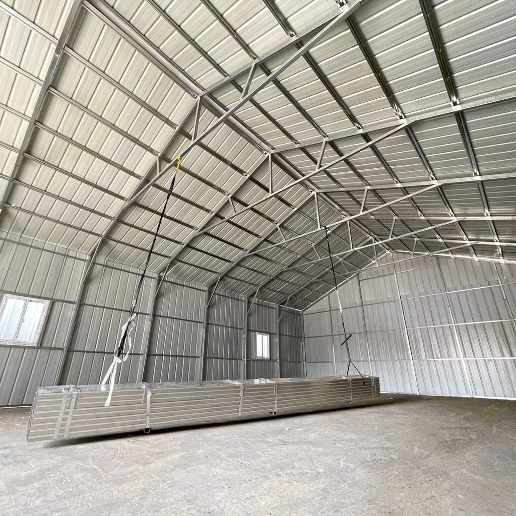 [31X51FT] Alora Heavy-Duty Outdoor Steel Garage Barn Storage Shed (SAK83146)