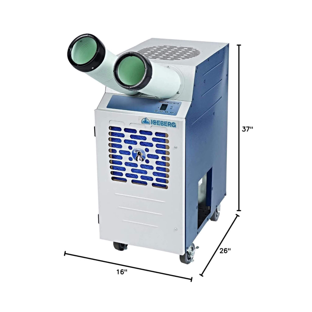 Heavy-Duty Portable 13.7K BTU Commercial 115V 1-Ton Air-Cooled Spot Cooler (SAK90671)