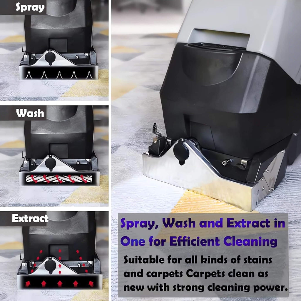Heavy-Duty Portable Commercial 3-In-1 Wet Dry Carpet Cleaner (SAK76420)