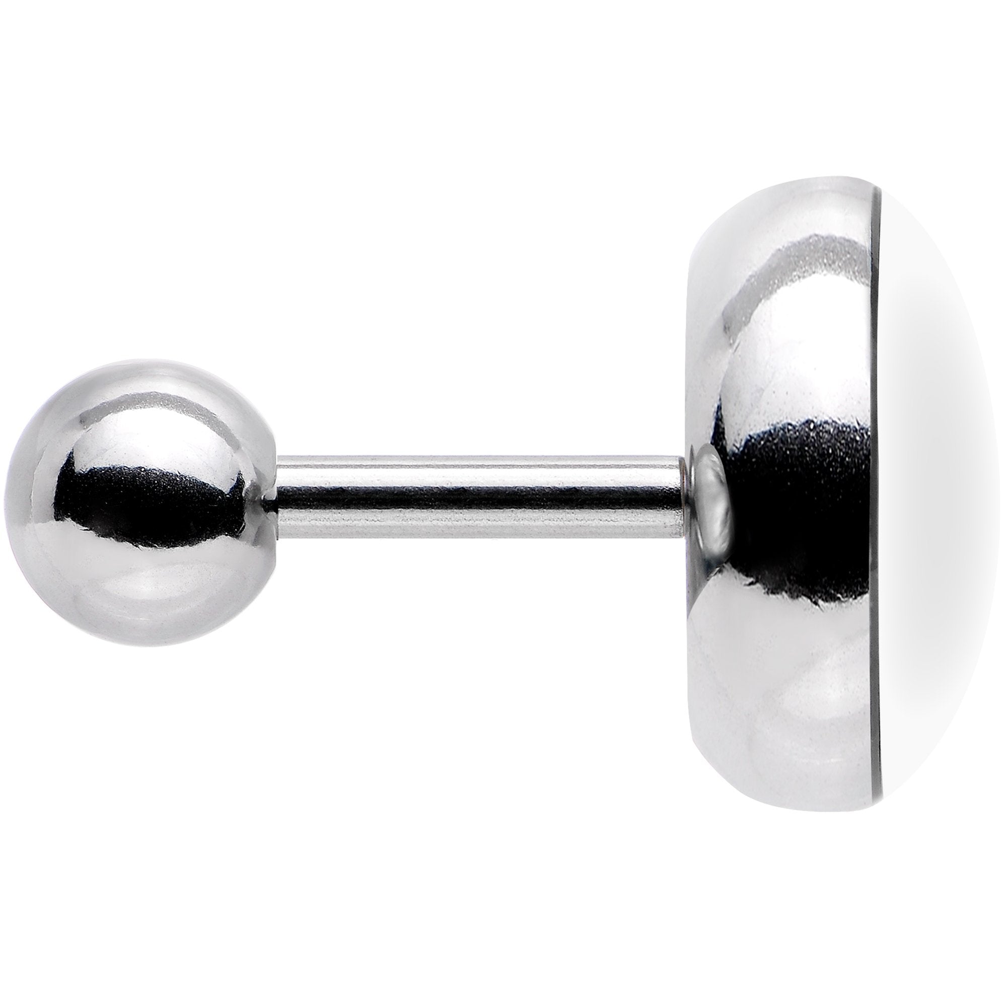 16G Black on Blue Paw Print Tragus Cartilage Earring