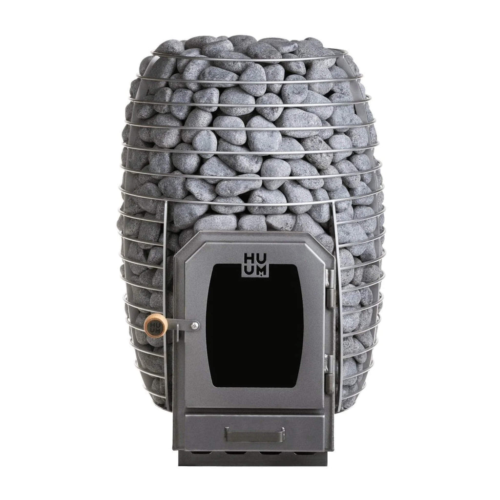 Huum Hive Wood LS 17KW Sauna Stove With Firebox Extension & Sauna Stones [H1010012] (SAK17894)
