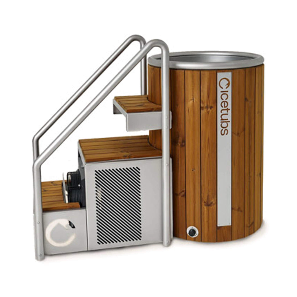 Icetubs IceBarrel Thermowood And Fiberglass Cold Plunge Immersion Tub (SAK68129)