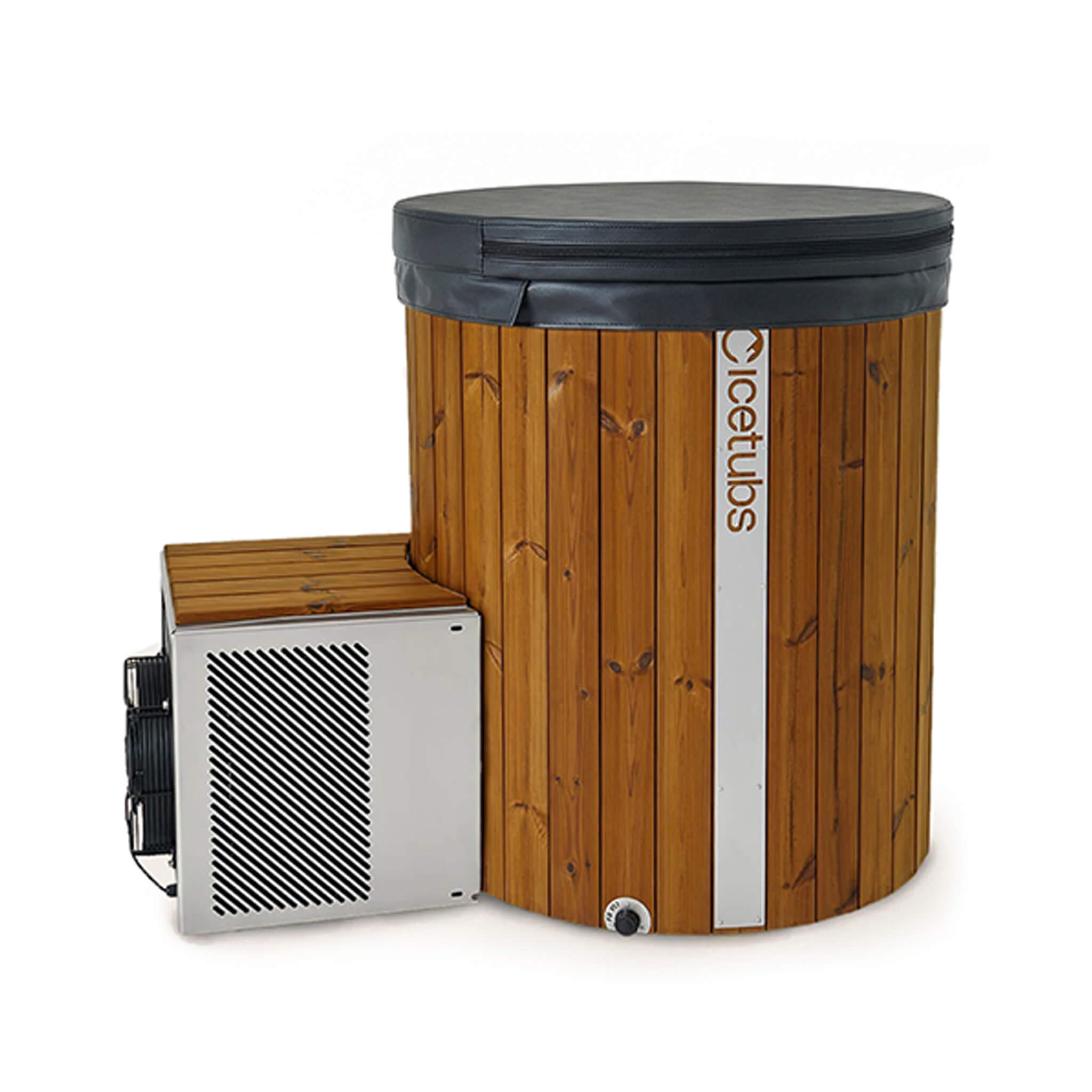 Icetubs IceBarrel XL Thermowood And Fiberglass Cold Plunge Immersion Tub (SAK35418)