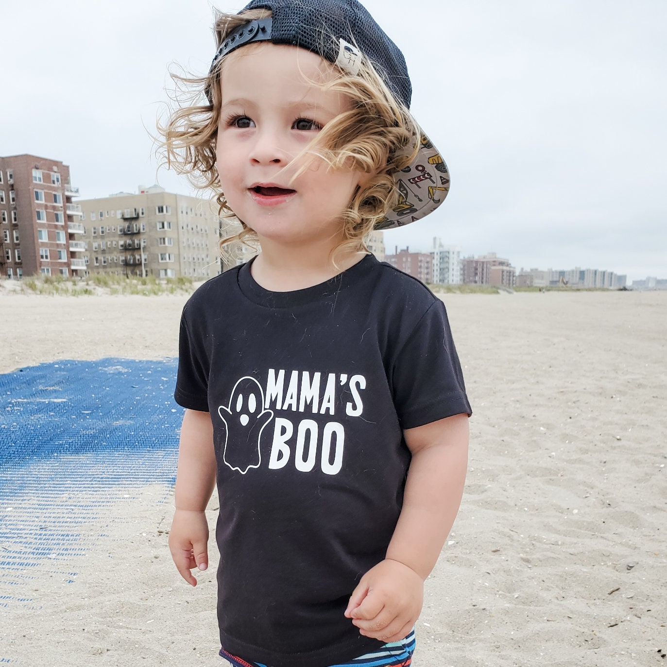 Halloween Mama's Boo and Daddy's Ghoul Baby and Toddler Tee